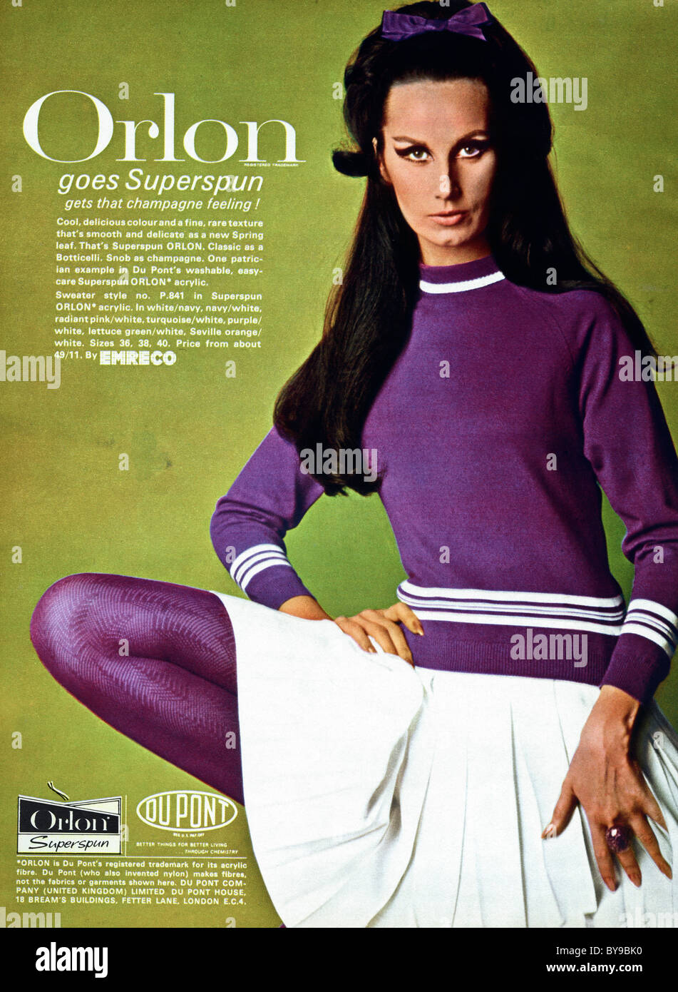Women advertising 1960s fotografías e imágenes de alta resolución