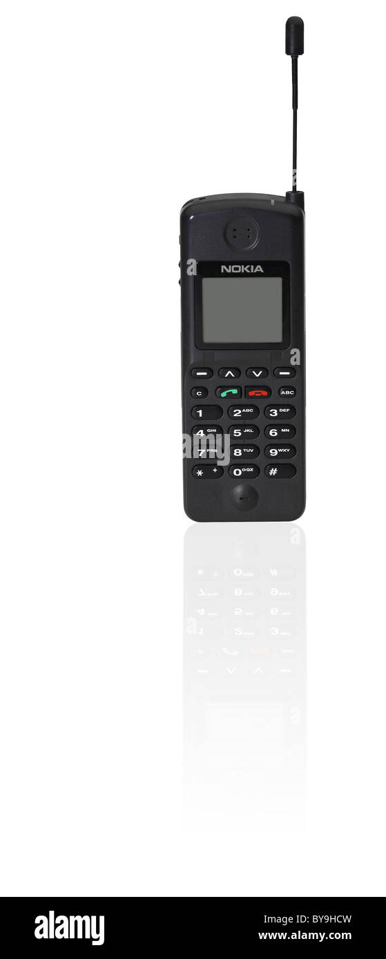 Nokia NHK-1XA teléfono móvil en foto de estudio Foto de stock
