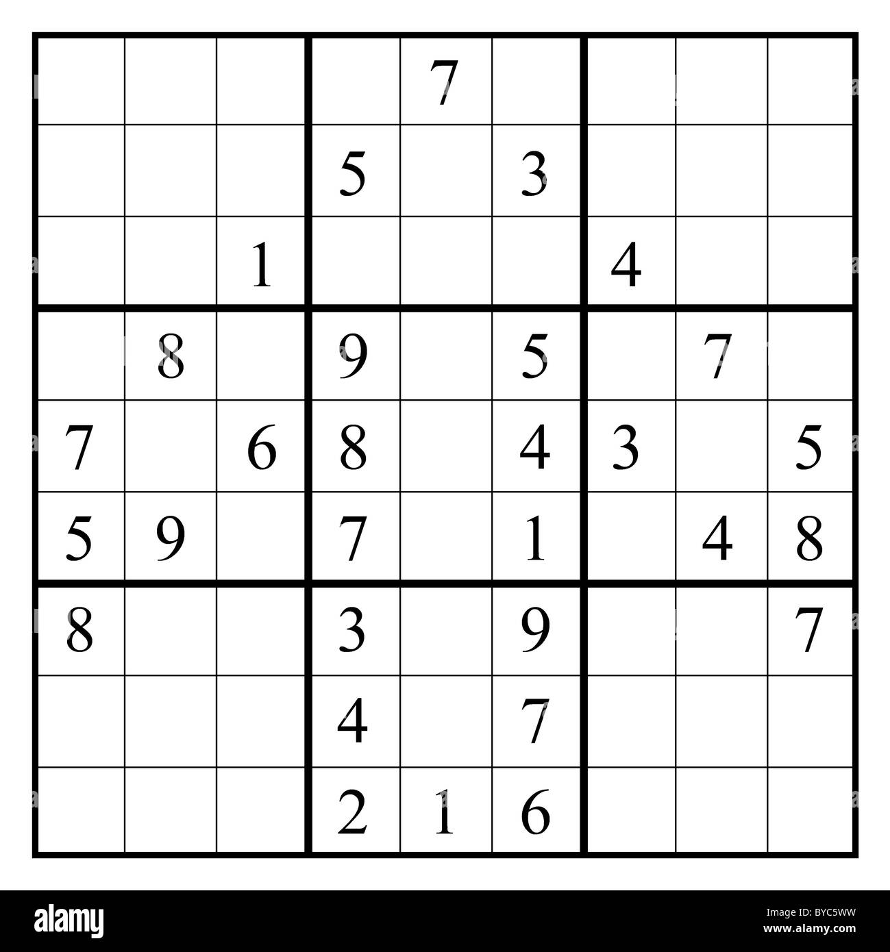 Pointing sudoku puzzle sudoku layout fotografías e imágenes de alta - Alamy