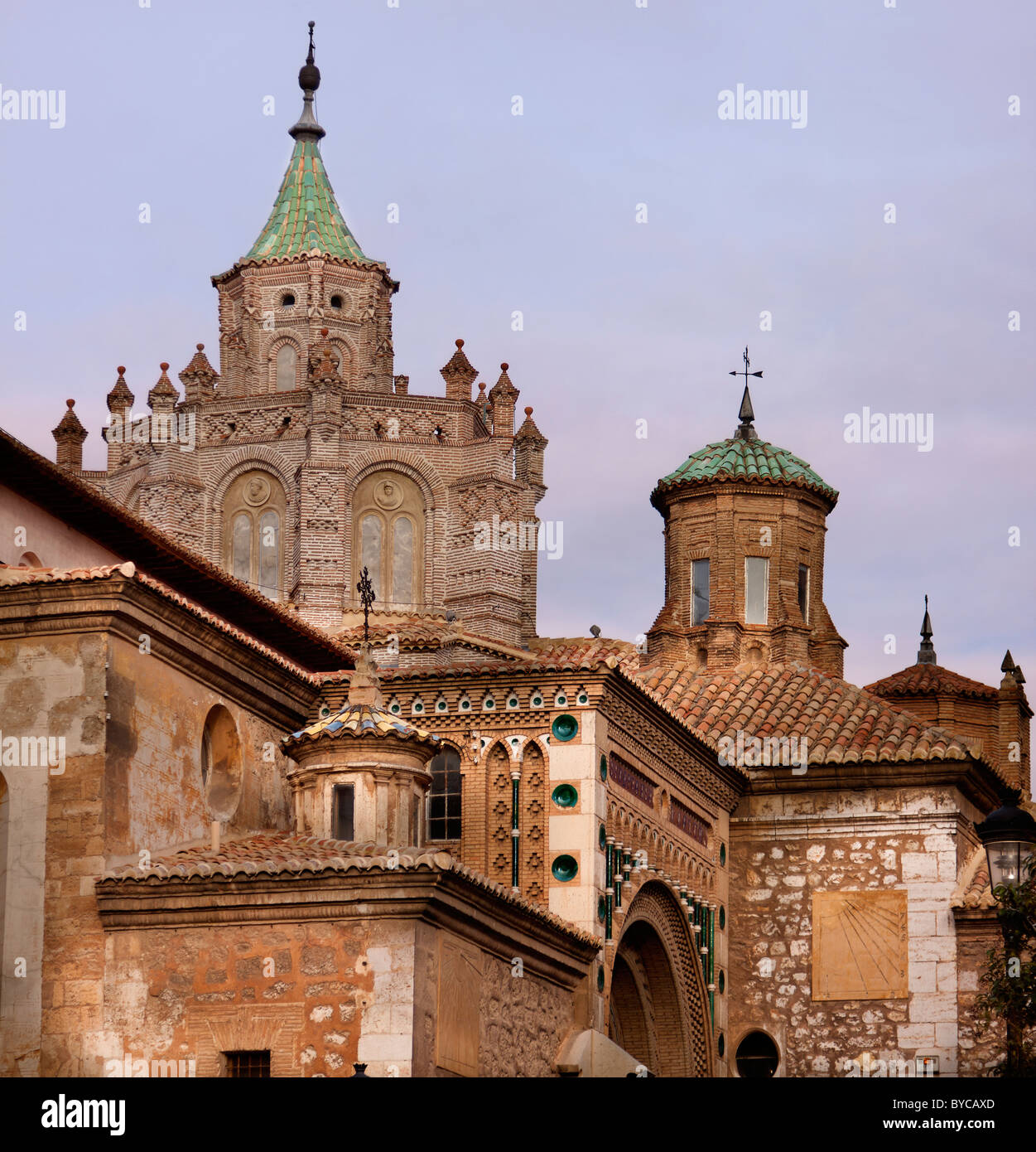 Catedral de estilo mudéjar en Teruel (España) Foto de stock