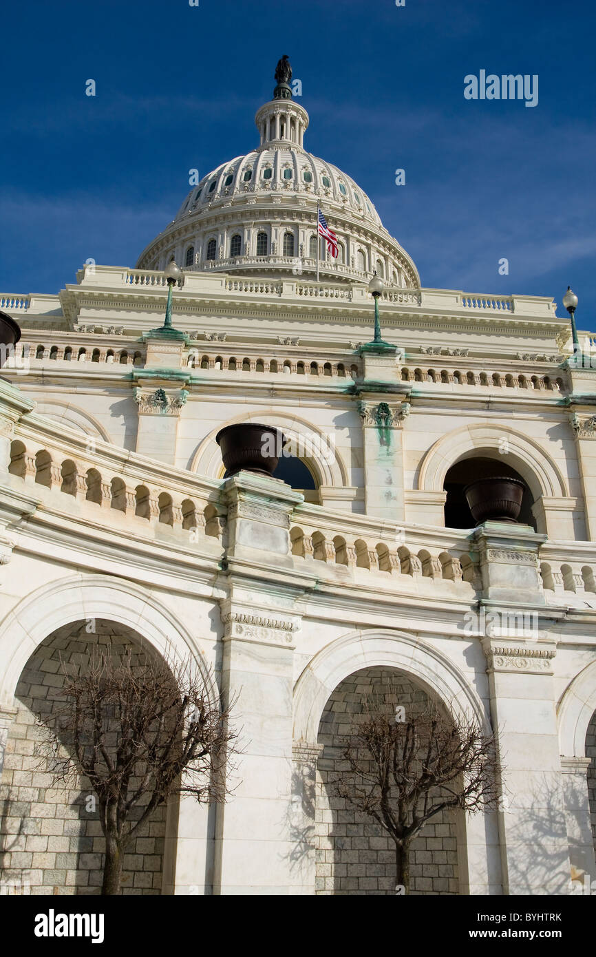 El edificio del Capitolio en Washington DC, Estados Unidos. Foto de stock