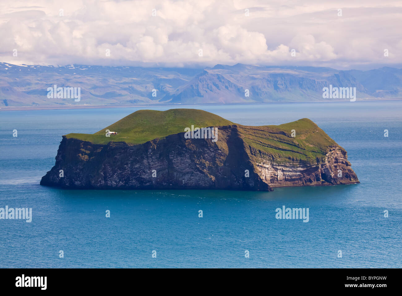 Der Insel, Westmänner Westmännergruppe Inseln, Isla Europa isla Westmen en Islandia, el norte de Europa Foto de stock