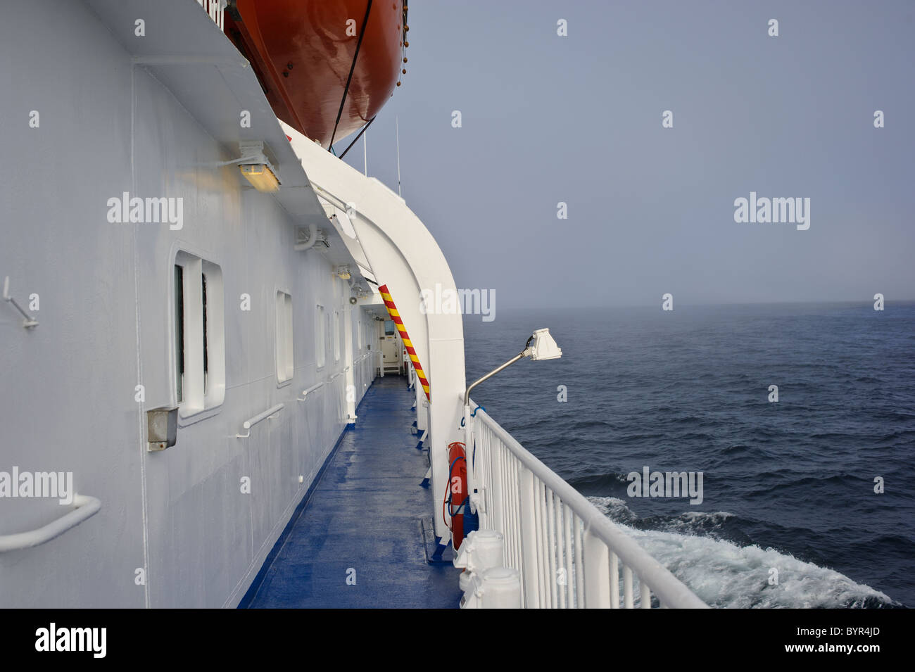 Viajar en el Atlántico Norte Foto de stock