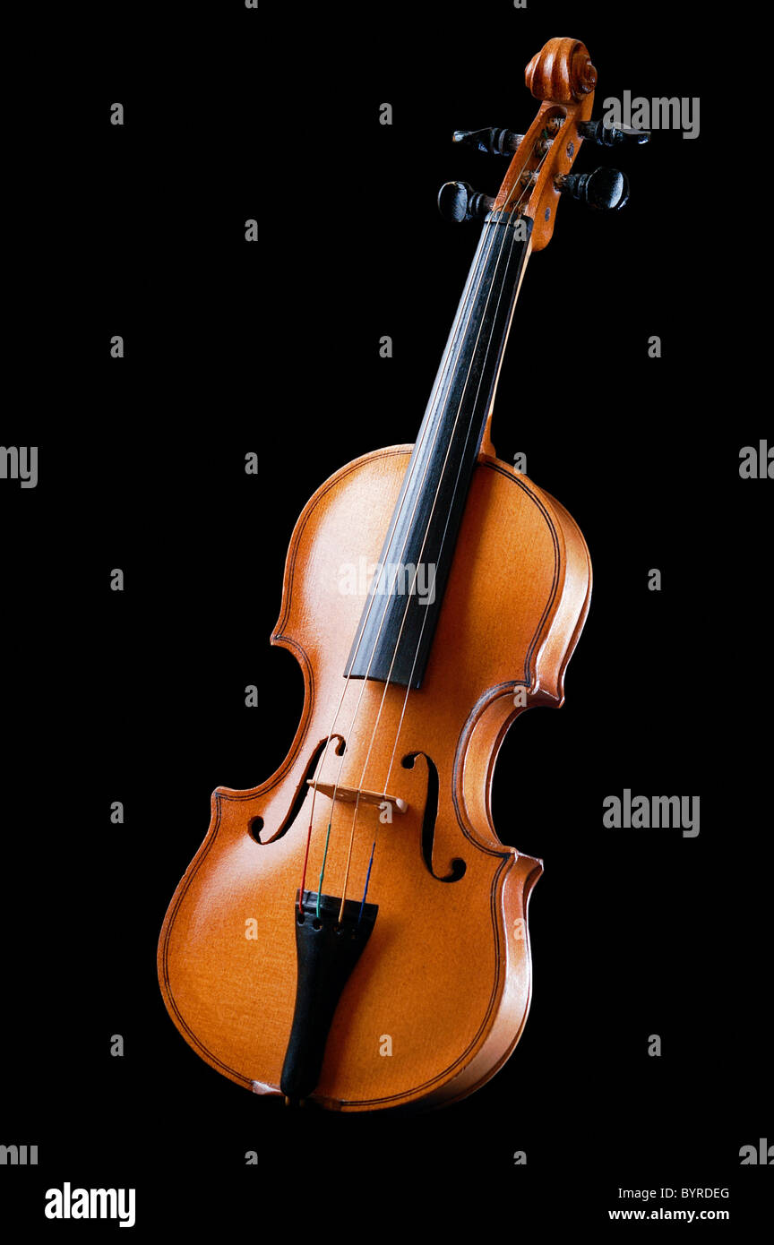 El violín, instrumento musical Foto de stock