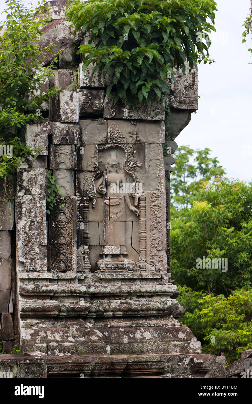 Phnom Bok templo. Siglo 10. En Siem Reap, Camboya. Asia Foto de stock