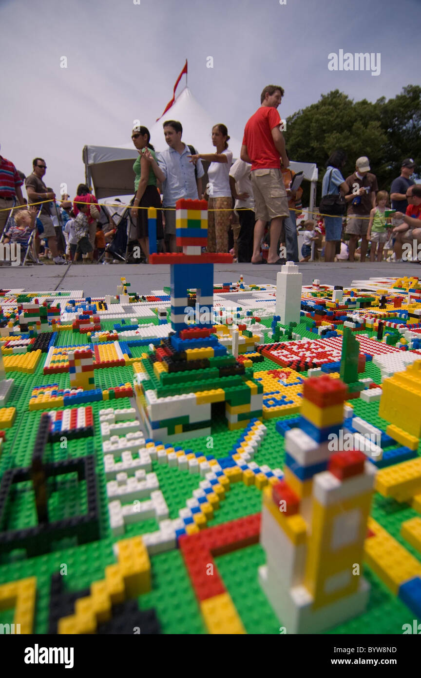 Estados Unidos de LEGO como parte del Festival Mundial de la infancia en  Washington DC, LEGO creó un área fuera de la compilación Fotografía de  stock - Alamy
