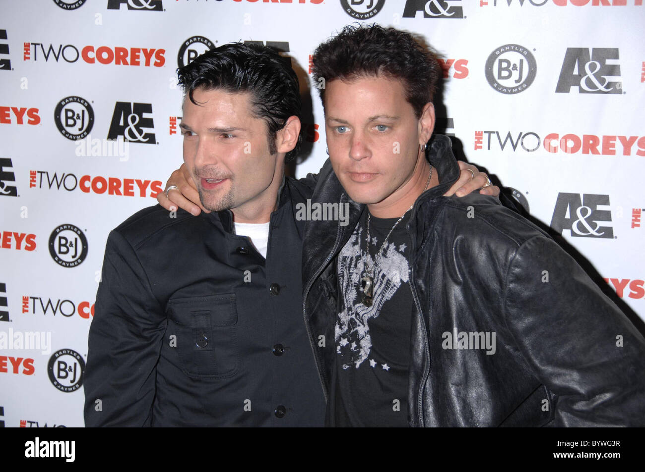 Corey Feldman y Corey Haim el estreno de la nueva película "Los dos