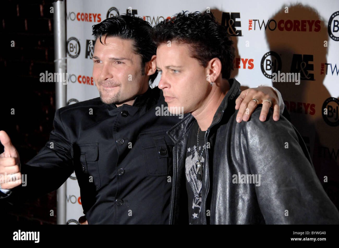 Corey Feldman y Corey Haim el estreno de la nueva película "Los dos