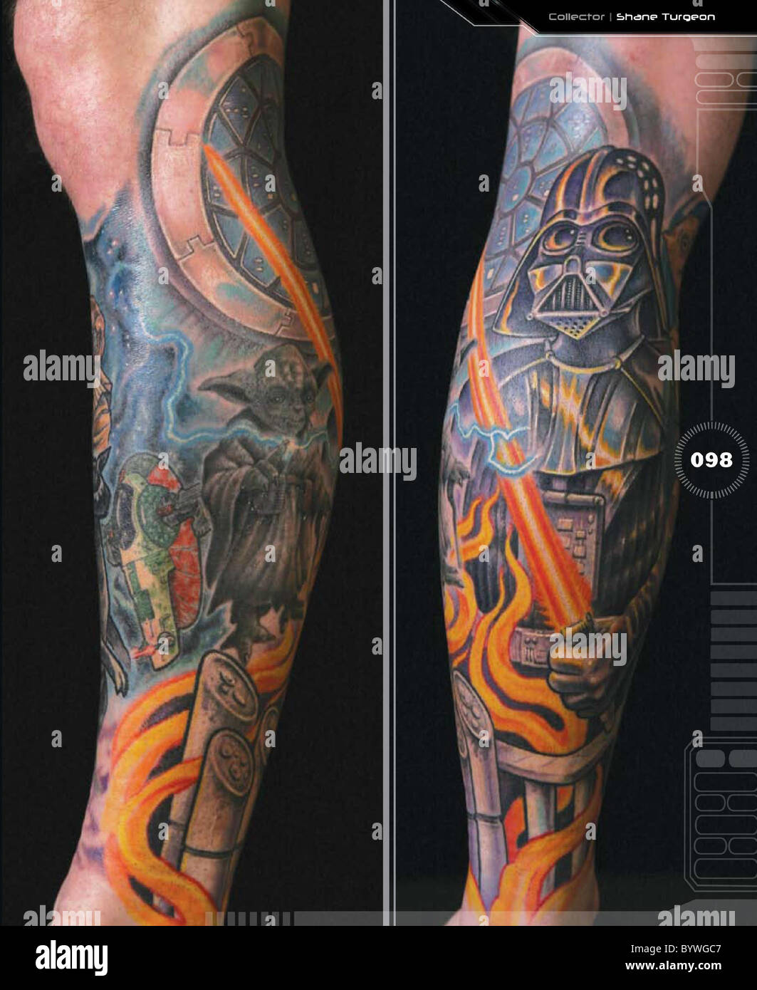 Tatuajes de Star Wars seguramente el mayor homenaje de un fan de Star Wars  puede dar es una libra (o en algunos casos mucho más) de su propio de  Fotografía de stock -