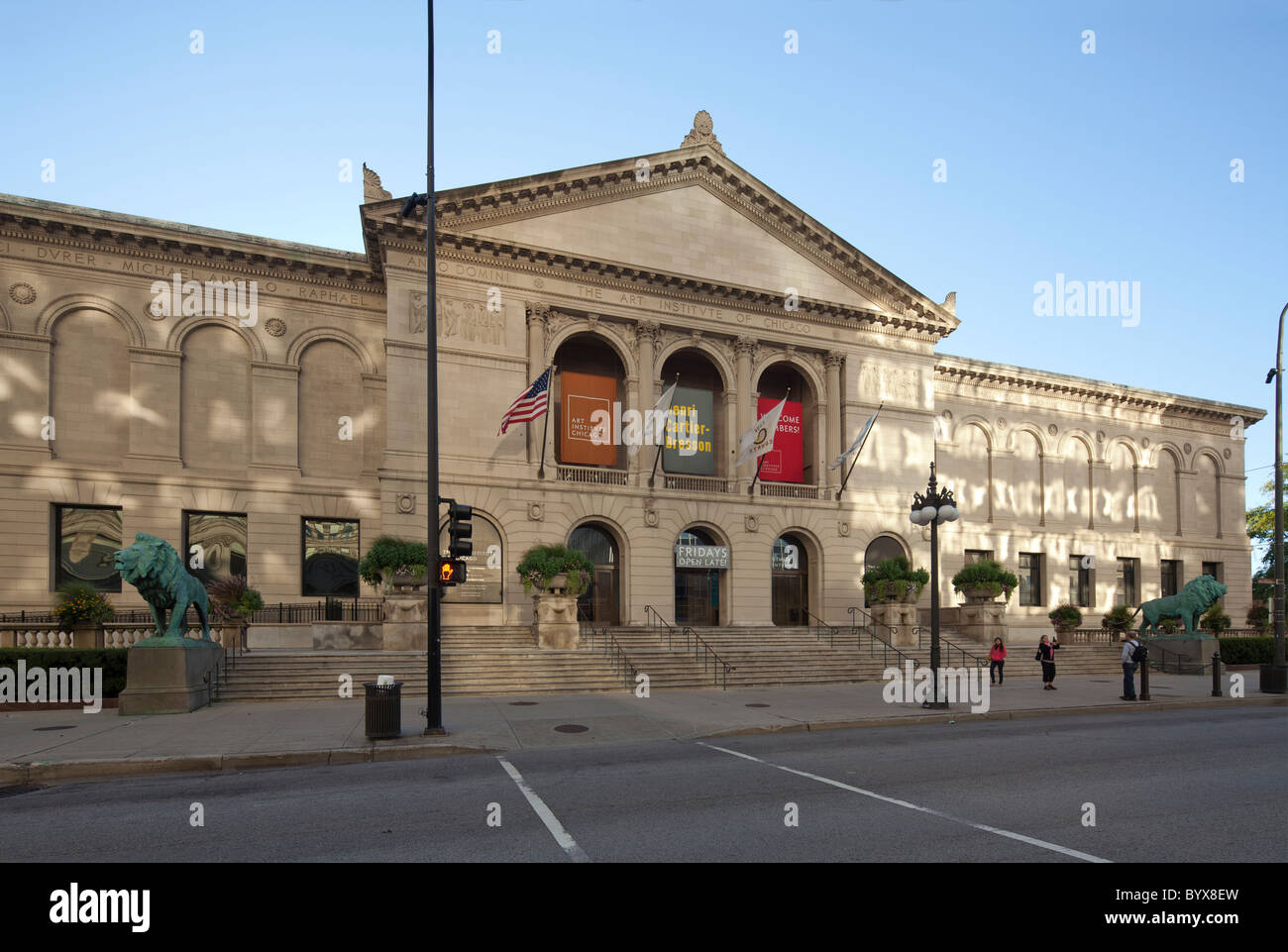 El Instituto de Arte de Chicago, Illinois, EE.UU. Foto de stock