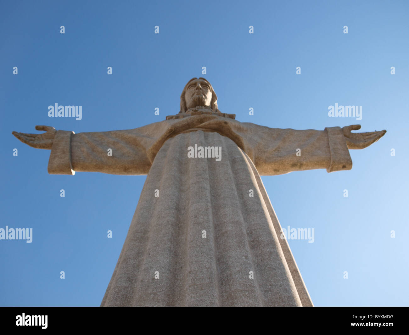 Cristo Rei en Portugal Foto de stock