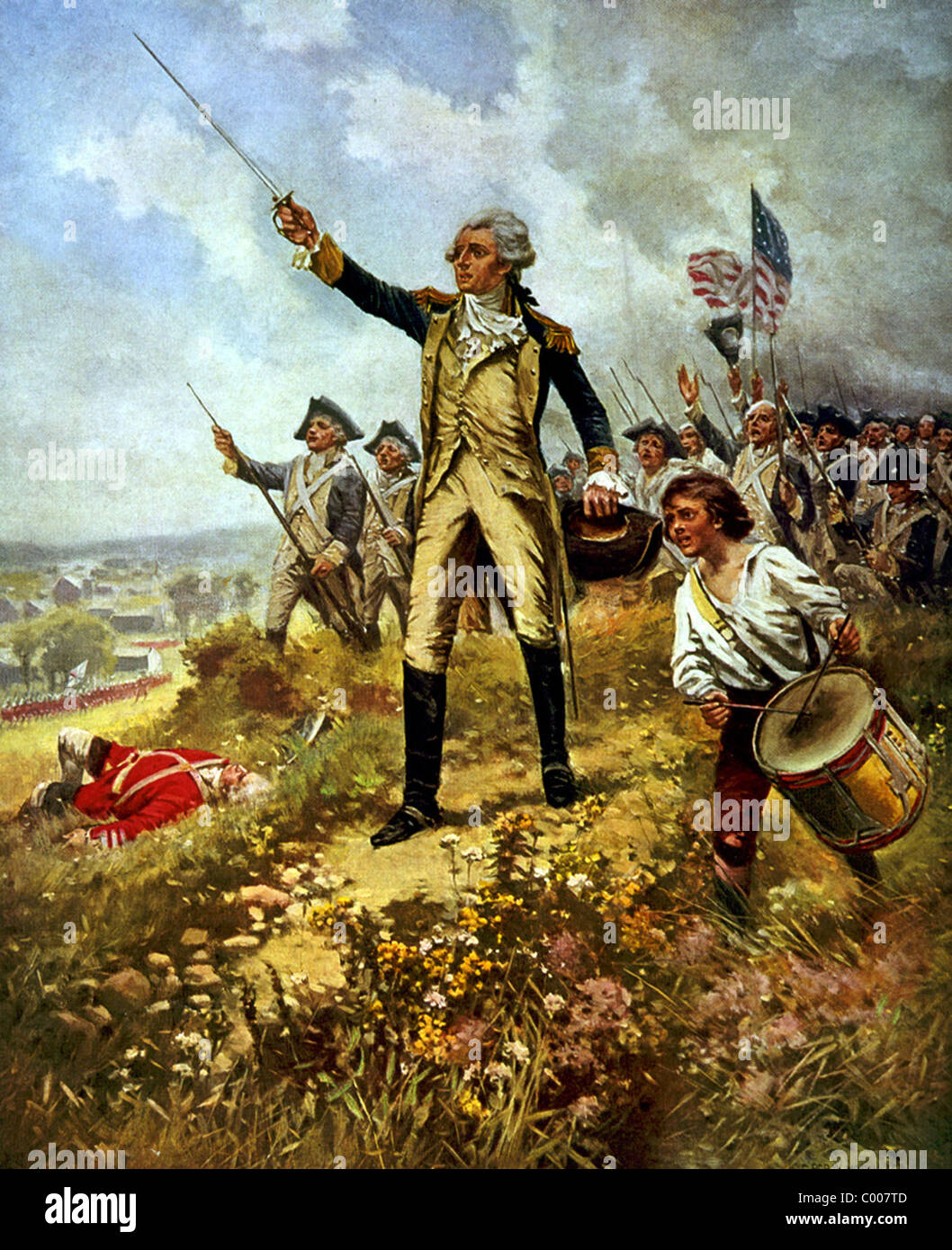 Marqués de Lafayette el bautismo de fuego. Marqués de la Fayette