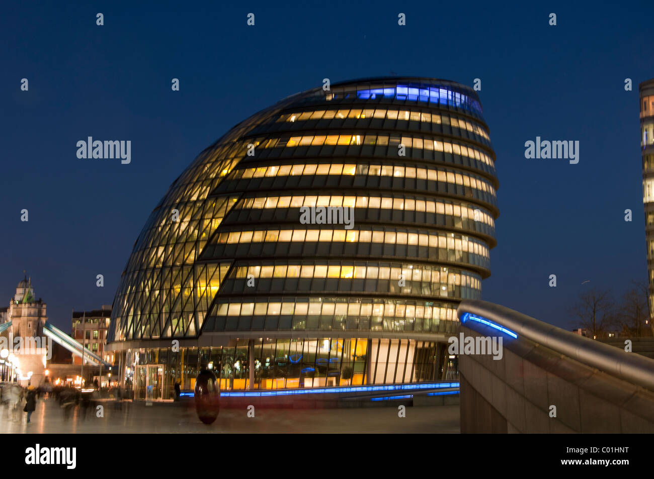 El Ayuntamiento, la casa de alcalde de Londres, la Asamblea de Londres y Greater London Authority GLA, Londres, Inglaterra Foto de stock