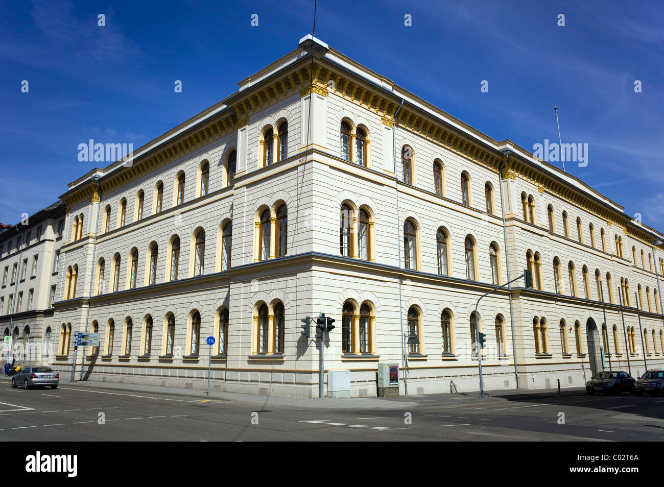 Hessian Ministerio de Justicia e integración y Europa, Wiesbaden, Hesse, Alemania, Europa Foto de stock