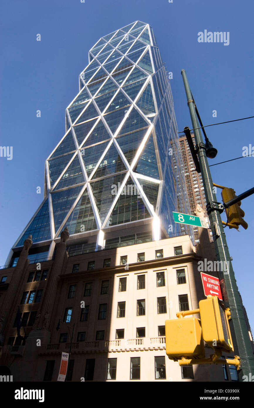 Edificio Hearst de Manhattan, Nueva York Foto de stock