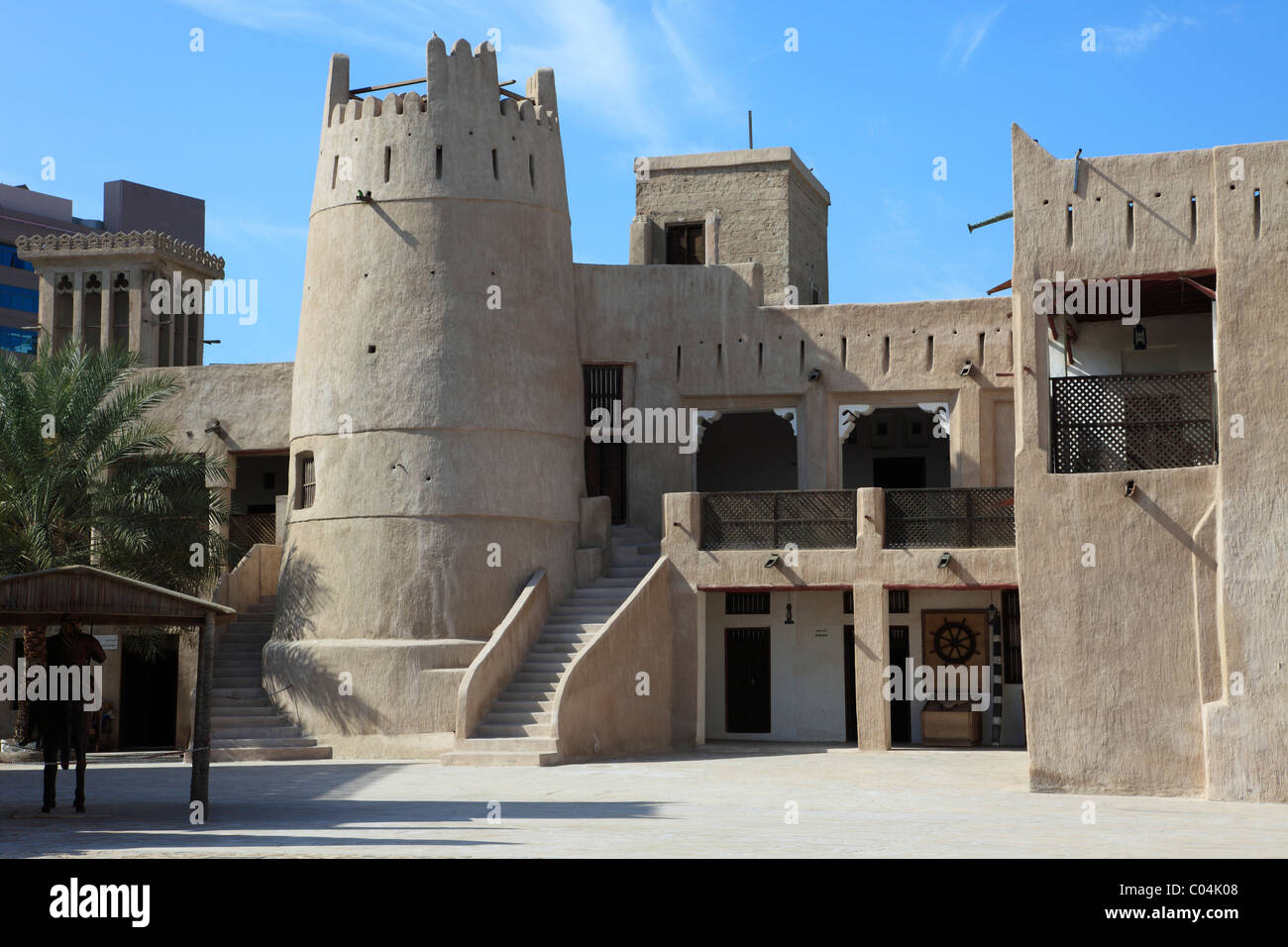 Los Emiratos Árabes Unidos, Ajman, Fort, museo, Foto de stock