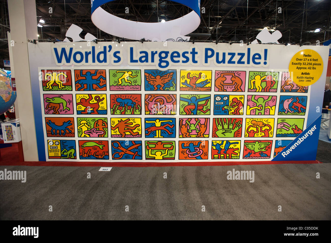 Comercial más grande del mundo de rompecabezas, titulado "Keith Haring