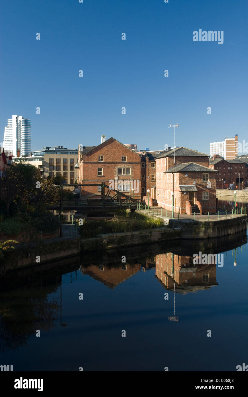 El Brewery Wharf, Leeds, West Yorkshire, Inglaterra. Foto de stock
