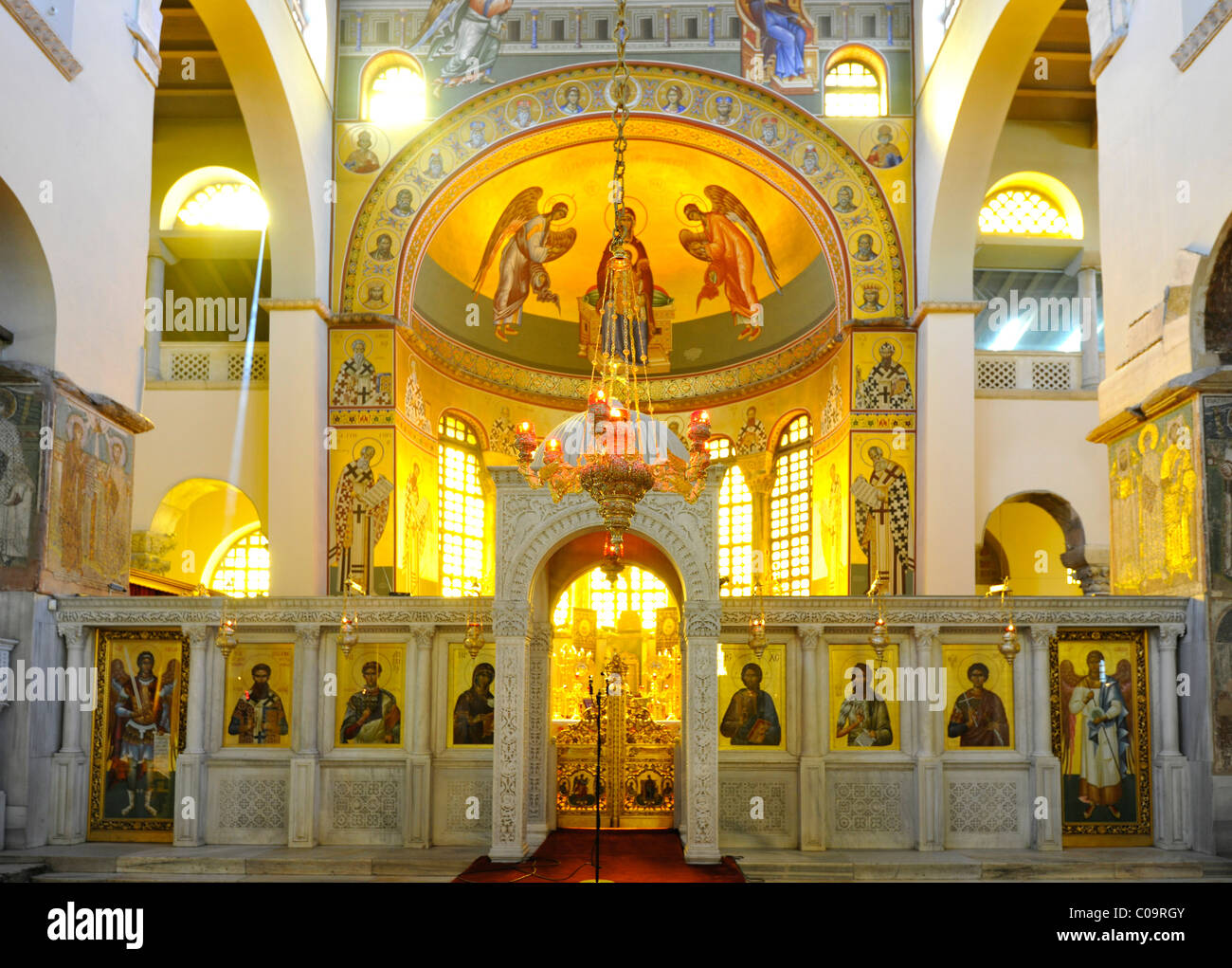 Interior, la Iglesia de San Demetrio o Hagios Demetrio de Salónica