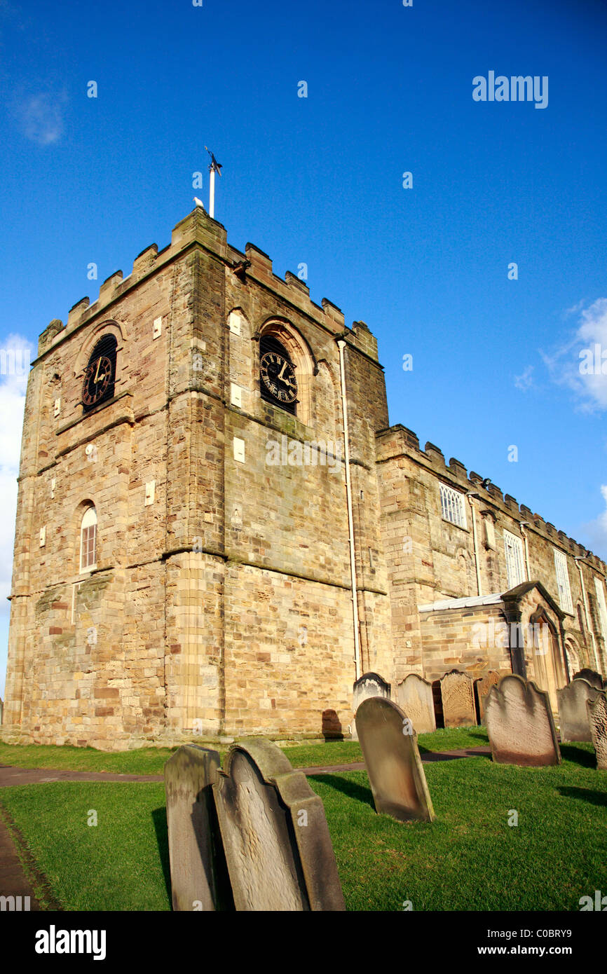 Iglesia de St Marys Whitby North Yorkshire Inglaterra Reino Unido Europa Foto de stock