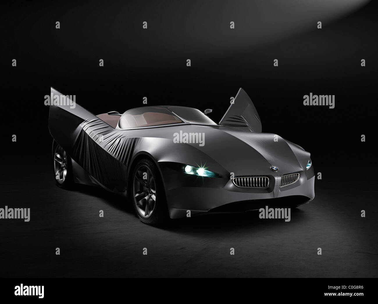 Alquiler de paño quién hubiera adivinado que BMW último concept car sería  hecha de tela? El nuevo modelo visionario luz Gina Fotografía de stock -  Alamy