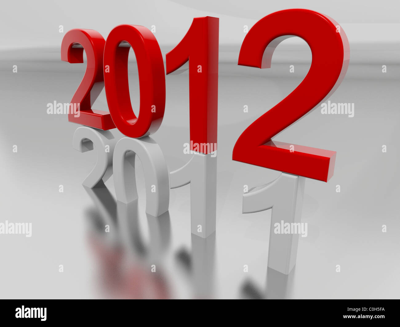 Año nuevo 2012 Foto de stock