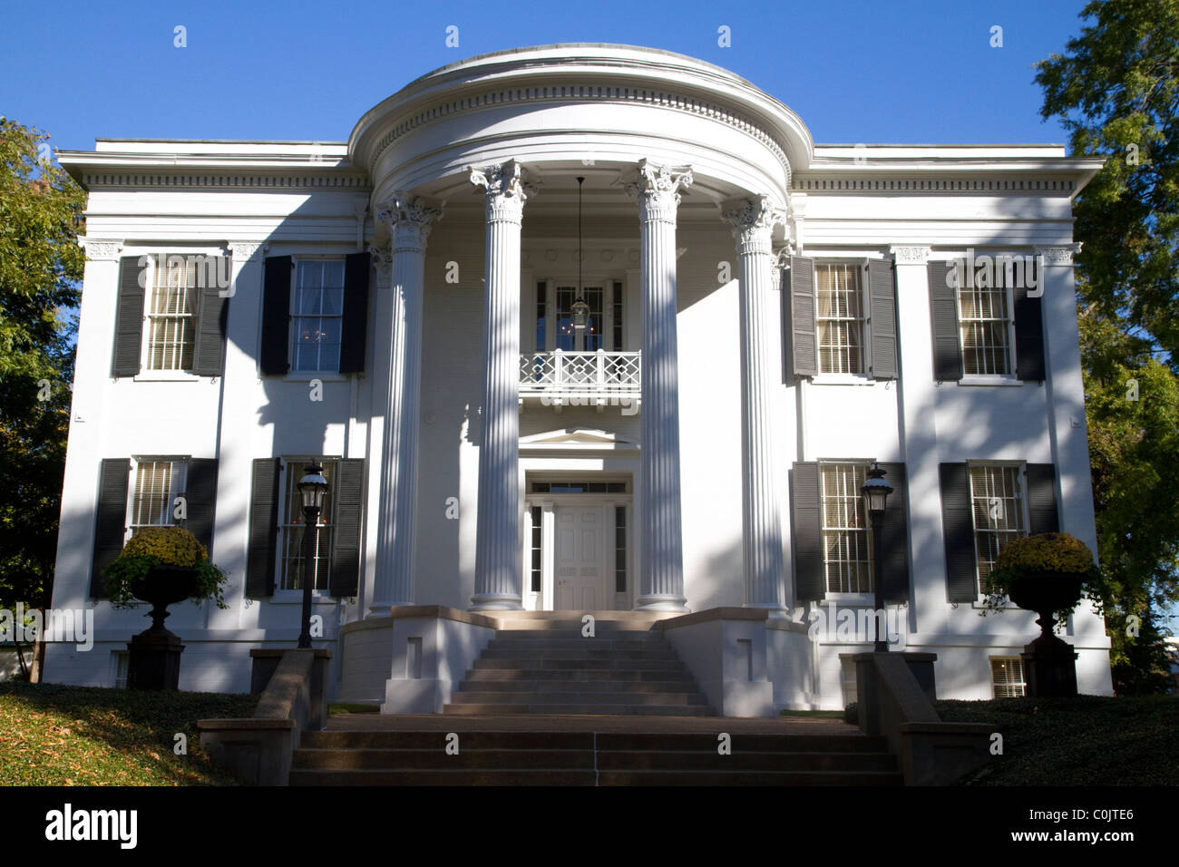 La mansión del gobernador de Mississippi en Jackson, Mississippi, Estados Unidos. Foto de stock