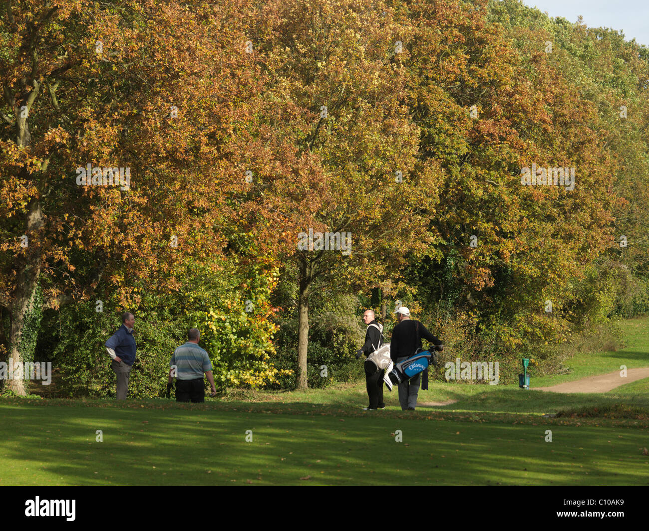 Banstead Downs Golf Club Surrey Foto de stock