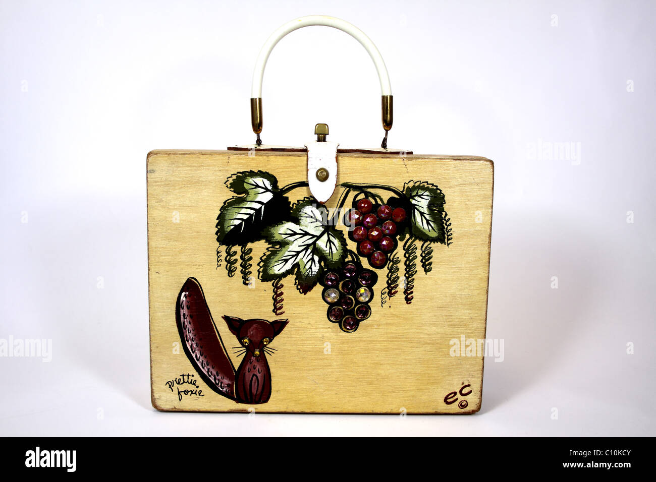 Enid Collins bolso, caja de madera, Prettie Foxie Fotografía de stock -  Alamy