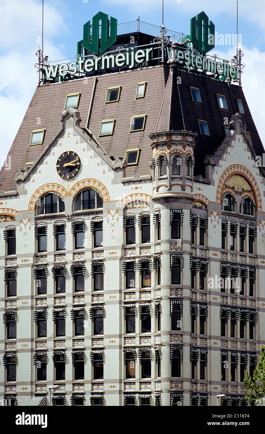 Witte Huis, edificio de oficinas desde 1900, Rotterdam, Holanda Meridional, Países Bajos, Europa Foto de stock