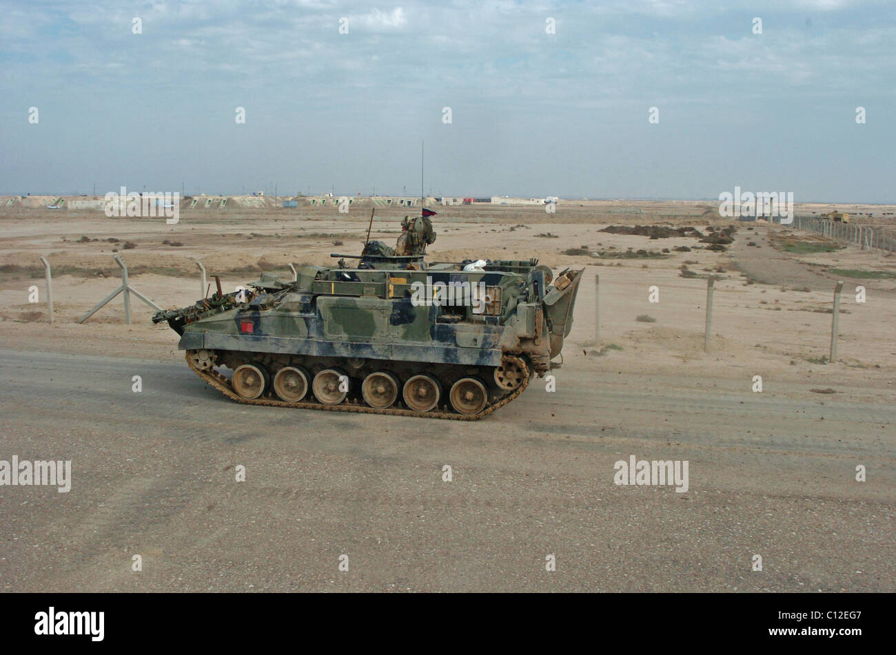 La MCV-80 Warrior vehículo de combate de infantería fue desarrollado para sustituir a la FV 430 serie de vehículos de combate blindados Foto de stock