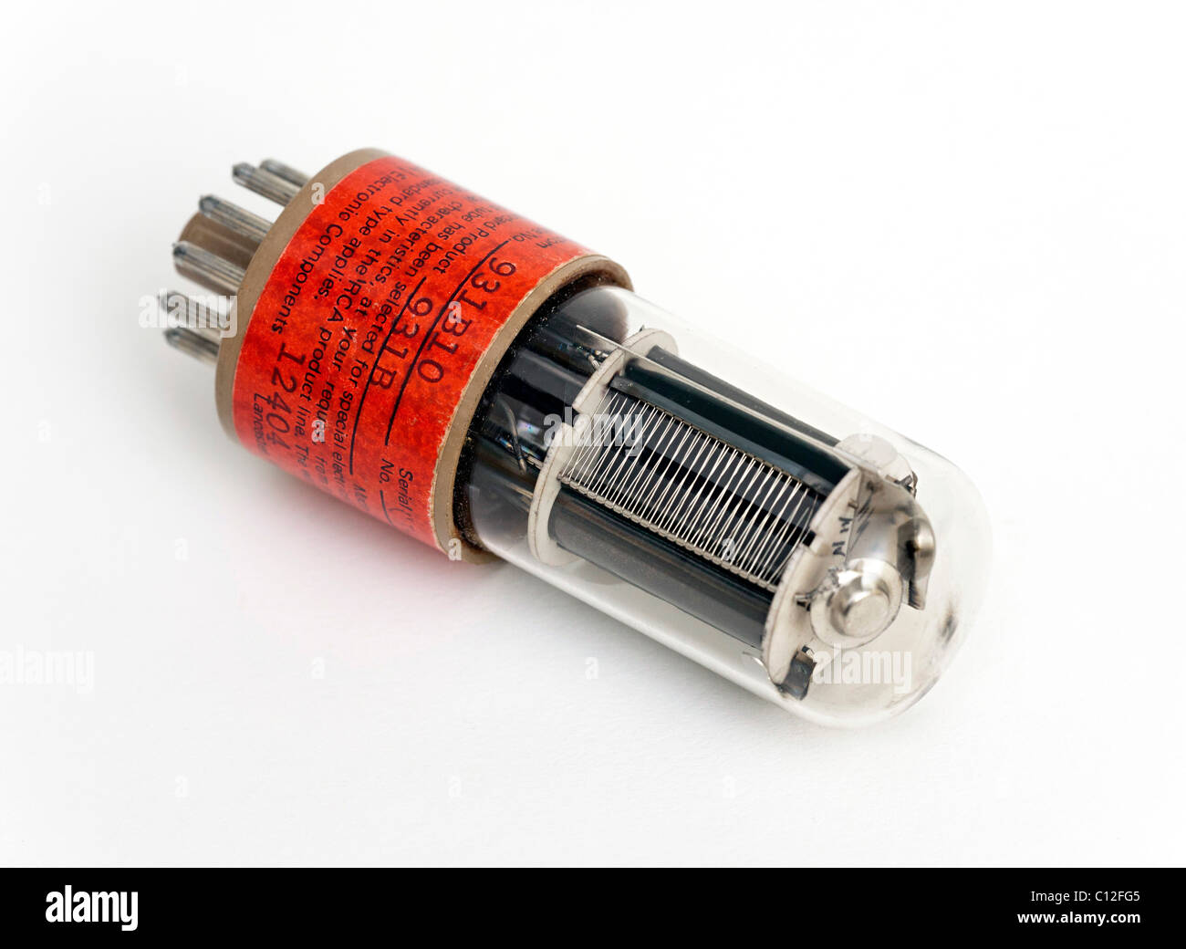 931B tubo fotomultiplicador realizados por RCA Foto de stock