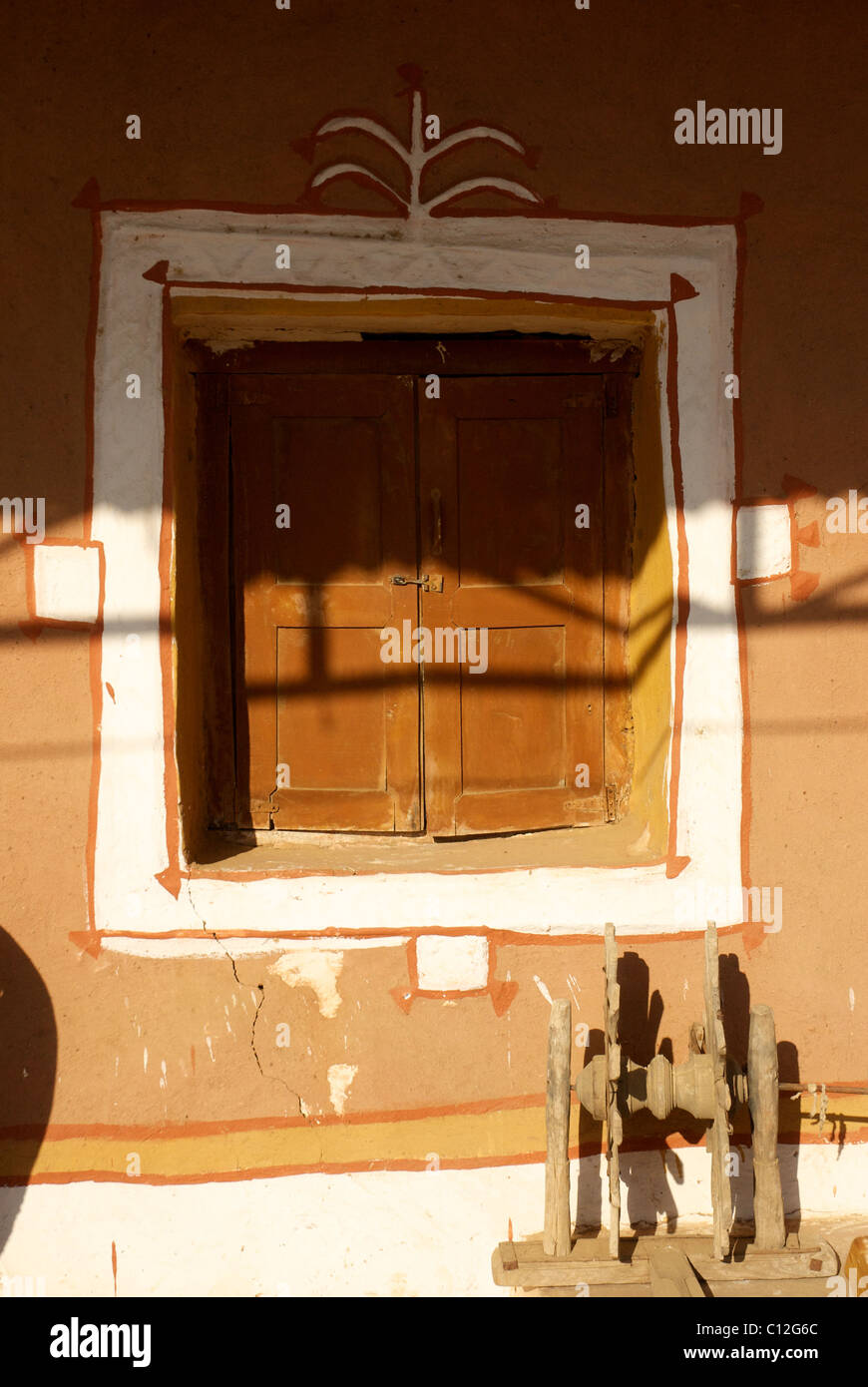 Foto de desierto tradicional edificio con ilustraciones Foto de stock