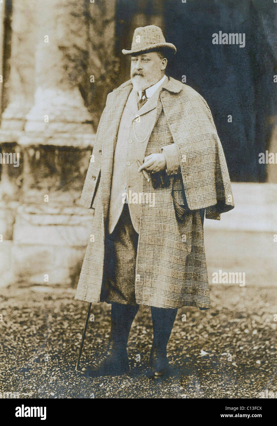 La realeza británica. British King Edward VII, alrededor de finales de 1900. Foto de stock
