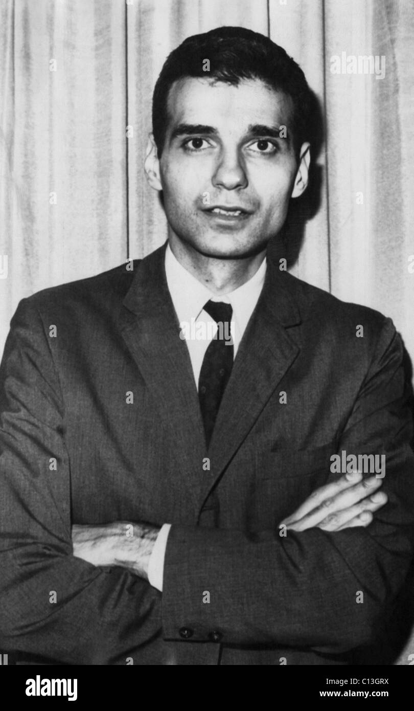 Ralph Nader. Defensor del Consumidor Ralph Nader, circa 1960. Foto de stock