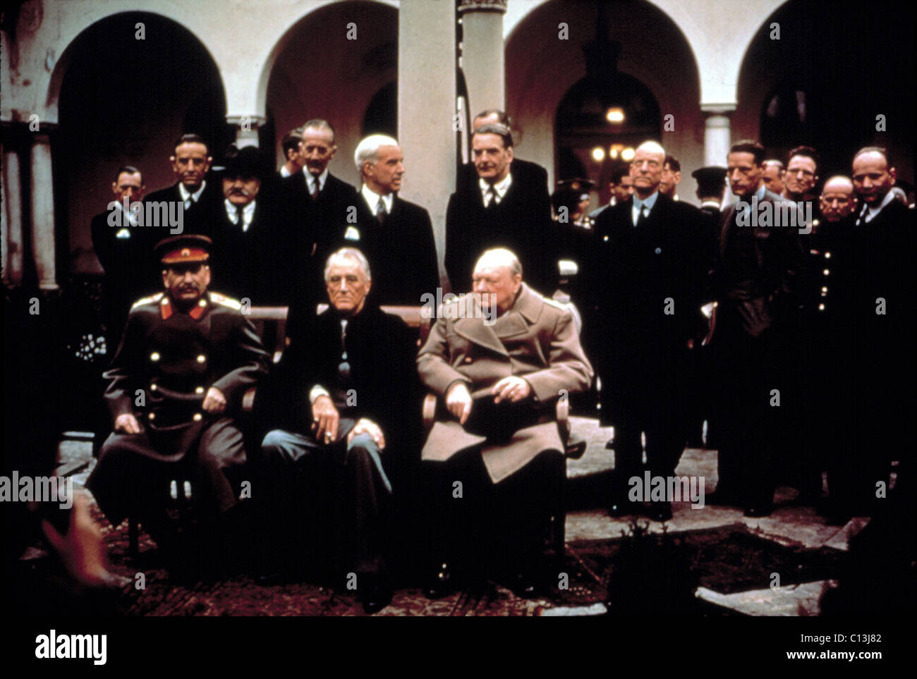 Segunda Guerra Mundial: Josef Stalin, Franklin Delano Roosevelt y Winston  Churchill, c. 1944 Fotografía de stock - Alamy