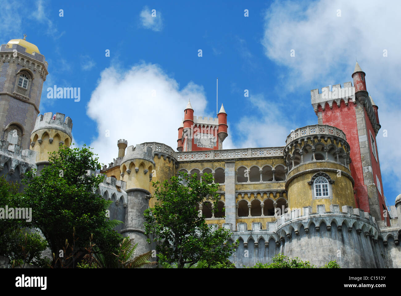 Palacio Nacional de Pena en Sintra, Portugal Foto de stock