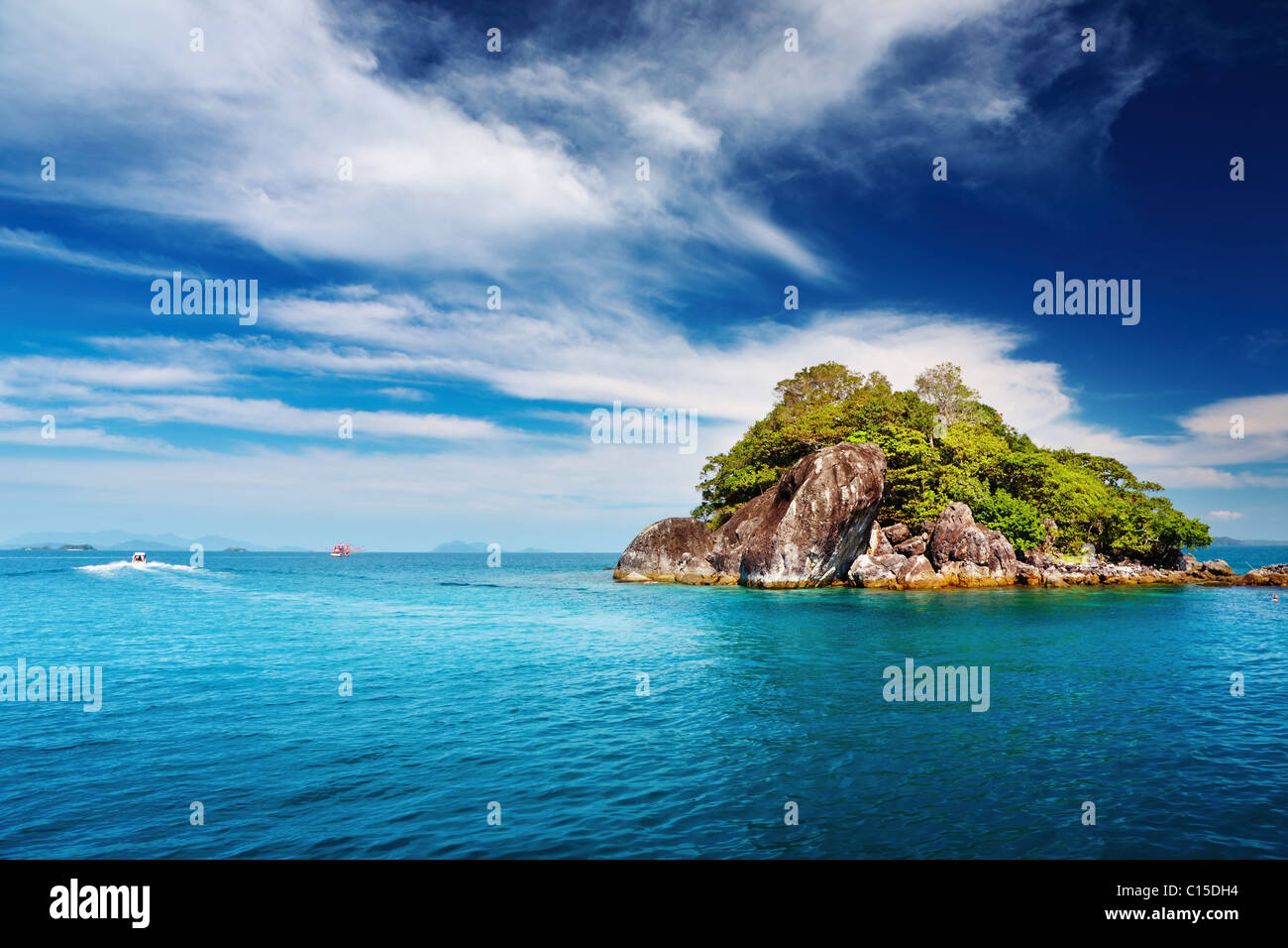 El archipiélago de islas tropicales, Trat, Tailandia Foto de stock