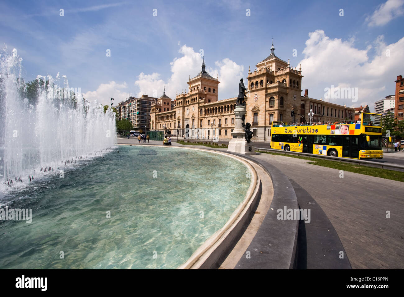 Plaza Zorrilla, Valladolid Foto de stock