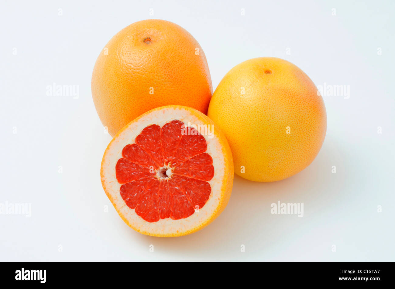 El pomelo (Citrus x paradisi Fotografía de stock Alamy
