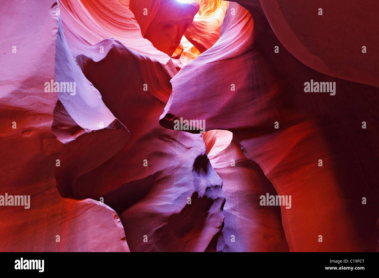 Ranura de color pintoresco cañón Antelope Foto de stock
