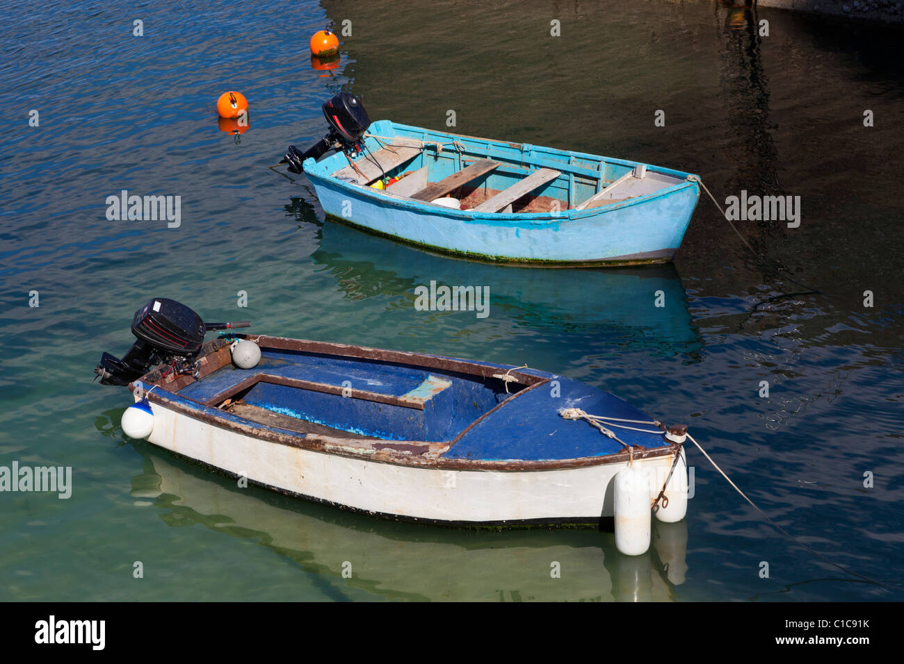 Barcos de pesca Foto de stock