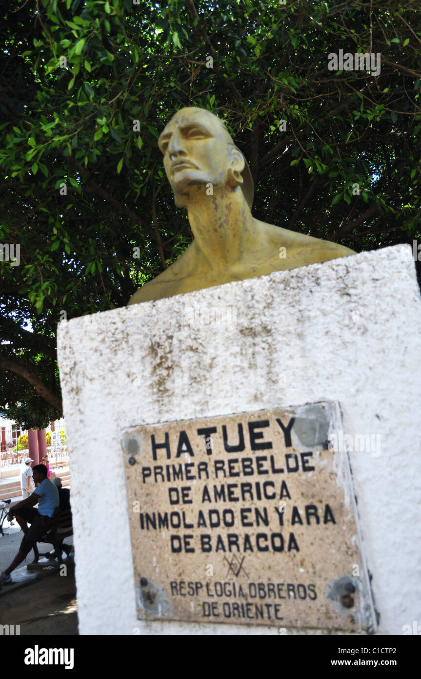 Monumento a Hatuey en Baracoa Fotografía de stock - Alamy