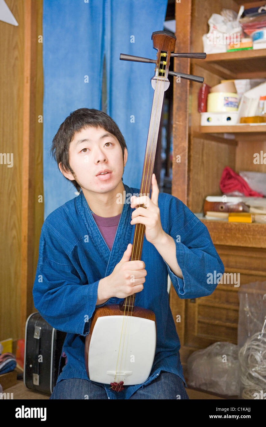 Instrumentos musicales japoneses fotografías e imágenes de alta