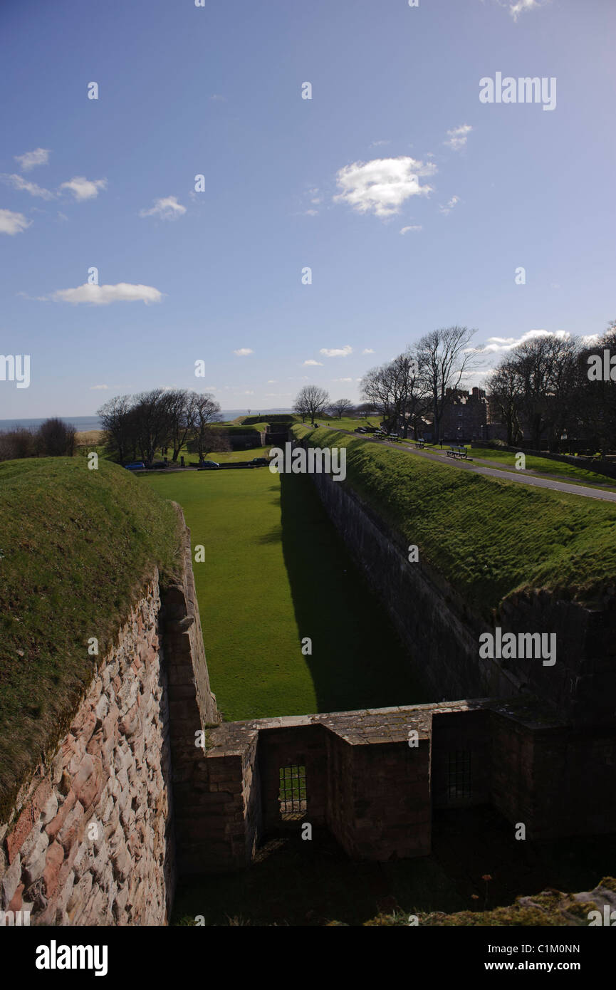 Las murallas de la ciudad de Berwick upon Tweed Foto de stock