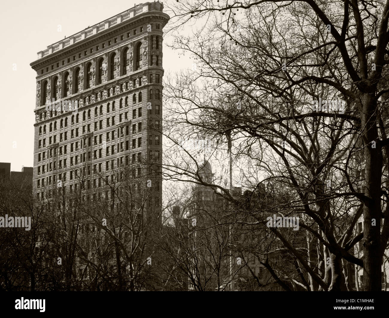 El edificio Flatiron, la ciudad de Nueva York Foto de stock