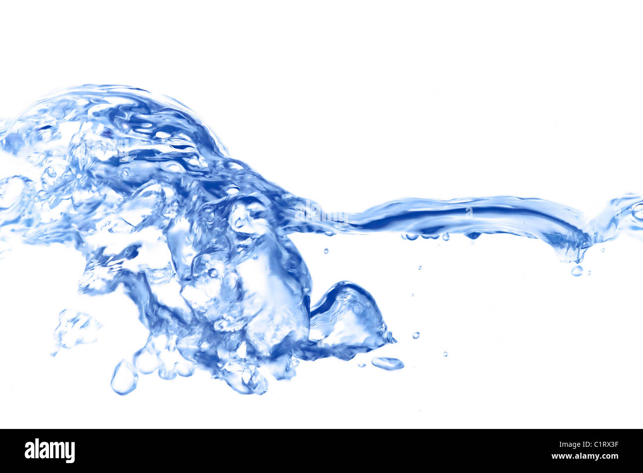 Water Splash - forma abstracta Foto de stock