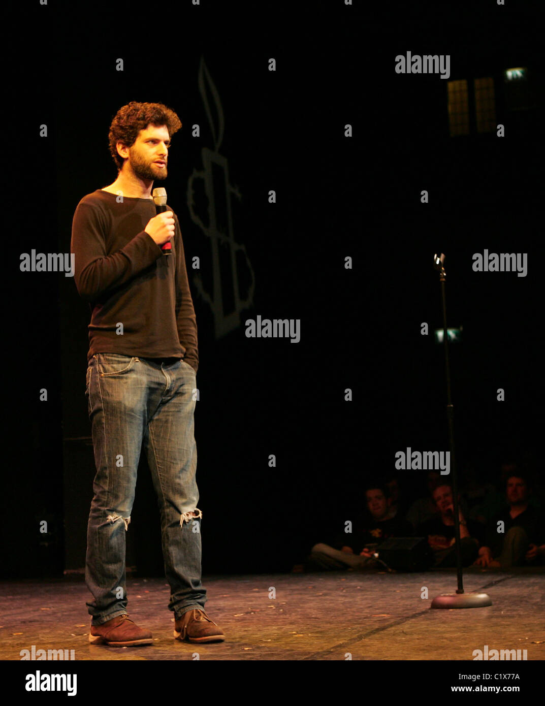 Dan Antopolski 'Amnistía Internacional:Stand Up para la Libertad" en el Fringe Festival de Edimburgo de 2009 en Edimburgo, Escocia - Foto de stock