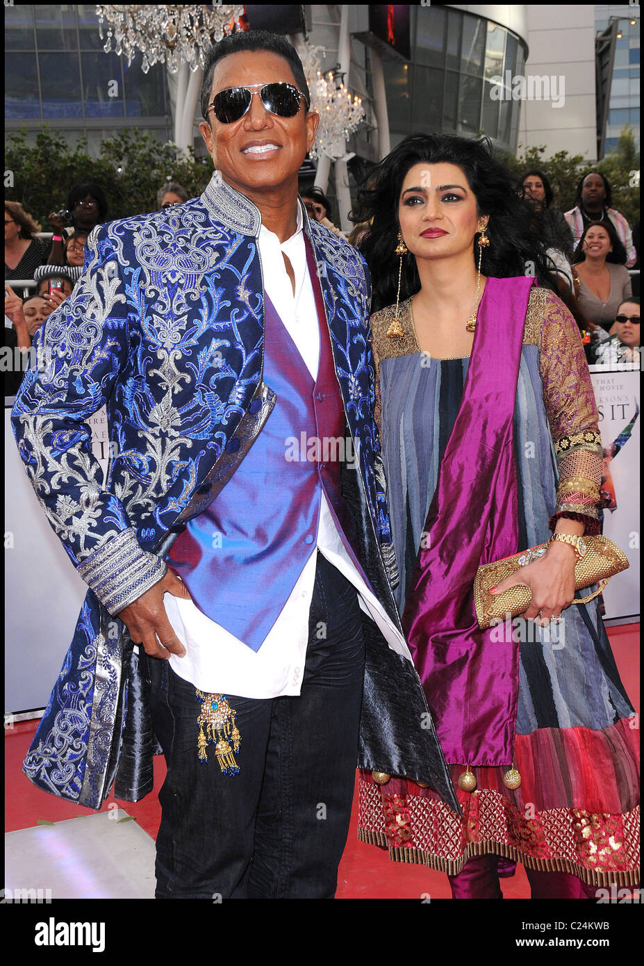 Jermaine Jackson con su esposa Halima Rashid de Michael Jackson ‘Así es