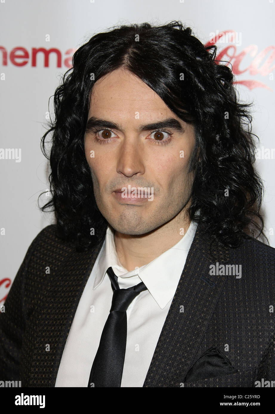 RUSSELL BRAND CINEMACON GRAN PANTALLA Achievement Awards LAS VEGAS NEVADA EE.UU. el 31 de marzo de 2011 Foto de stock